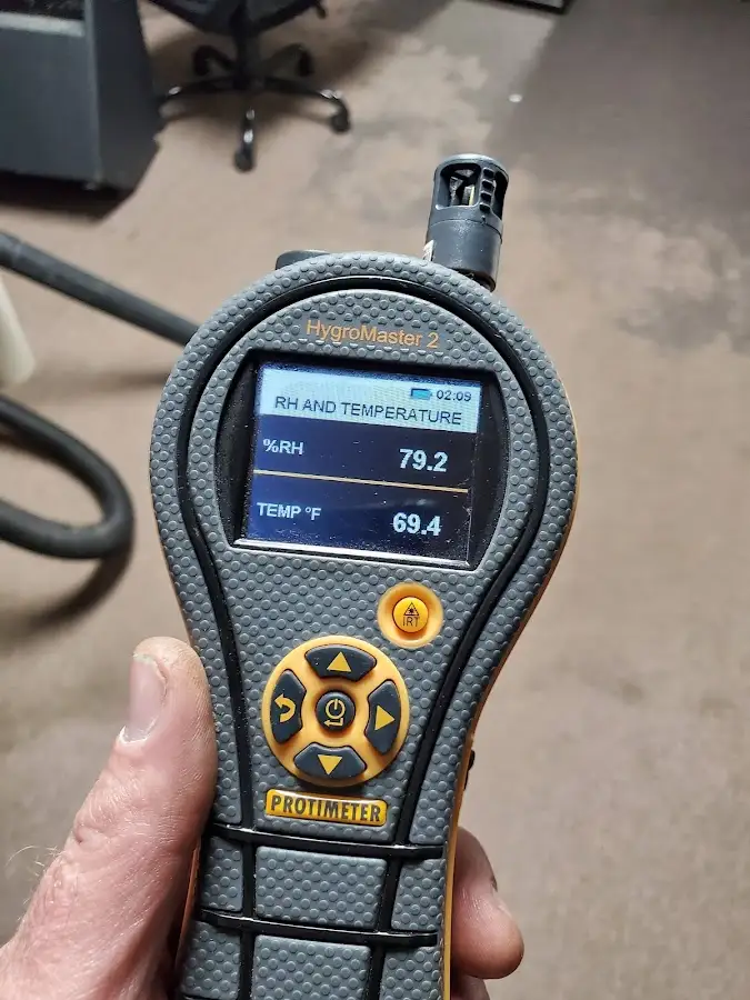 Moisture meter humidity assessment for Mold Remediation & Removal in Blendon